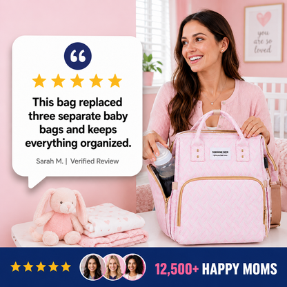 Nestara 3-in-1 Travel Diaper Backpack