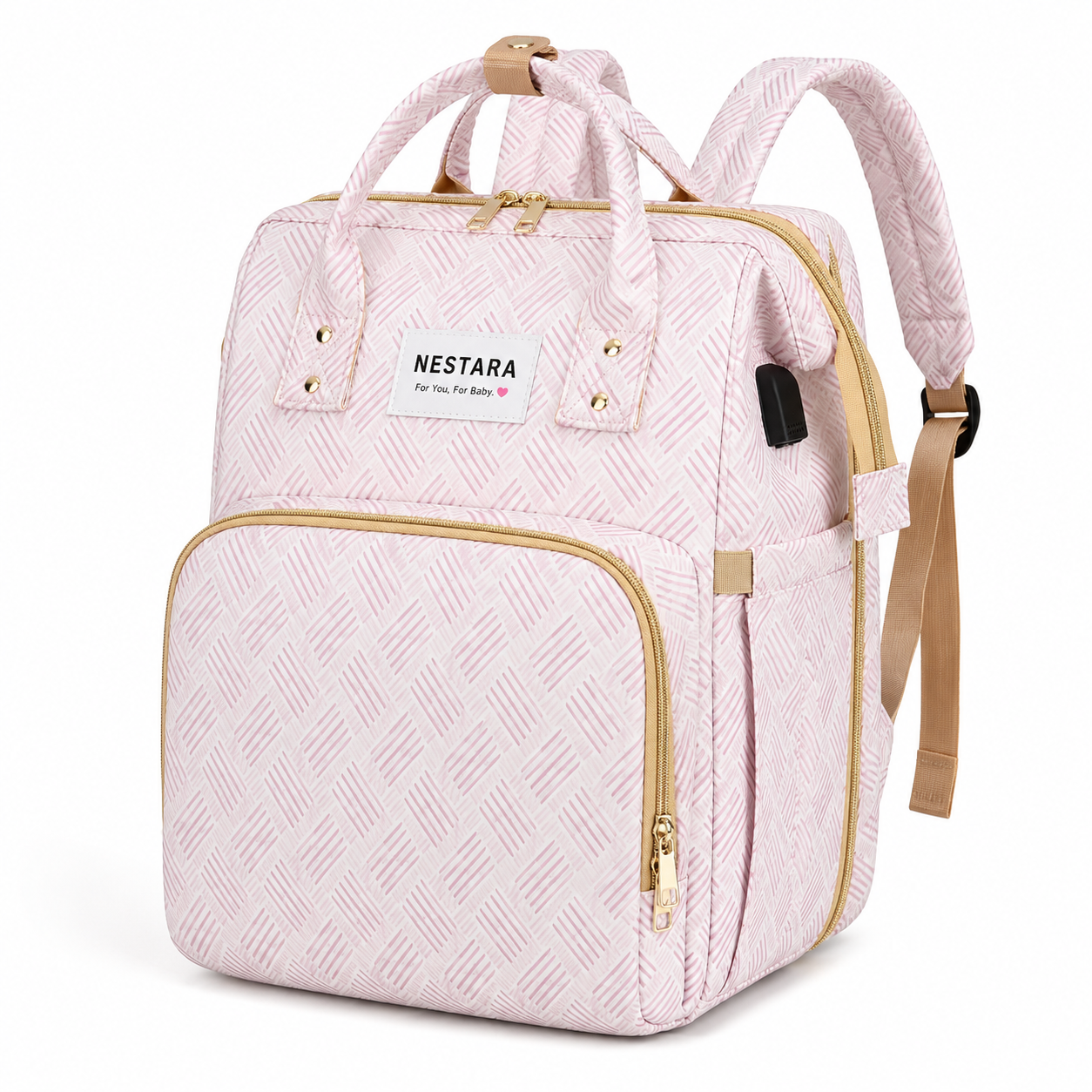 Nestara 3-in-1 Travel Diaper Backpack