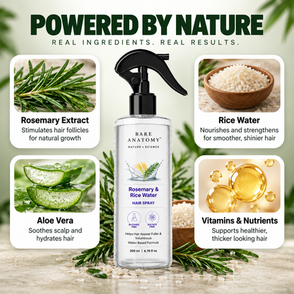 Bare Anatomy™ Rosemary & Rice Water Spray