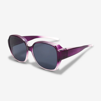 Fits over glasses