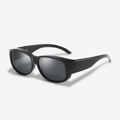 Fits over glasses