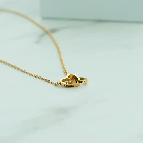Eternal Rose Gift Box (Custom Pendant)